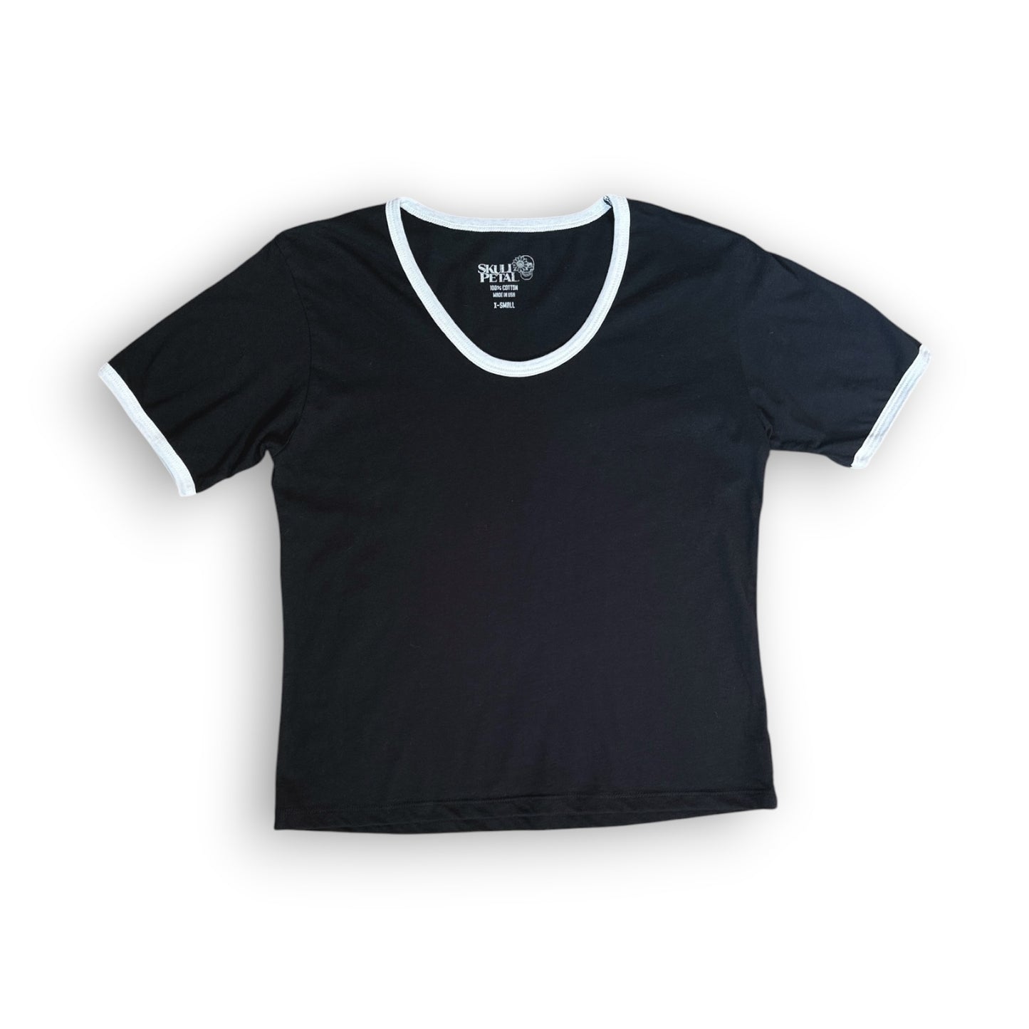 Skull Badge Ringer Tee