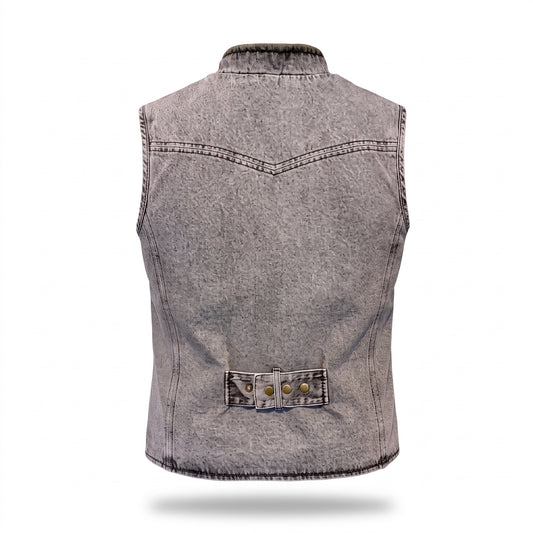 The Gloria Veste — Women’s Smoke Denim