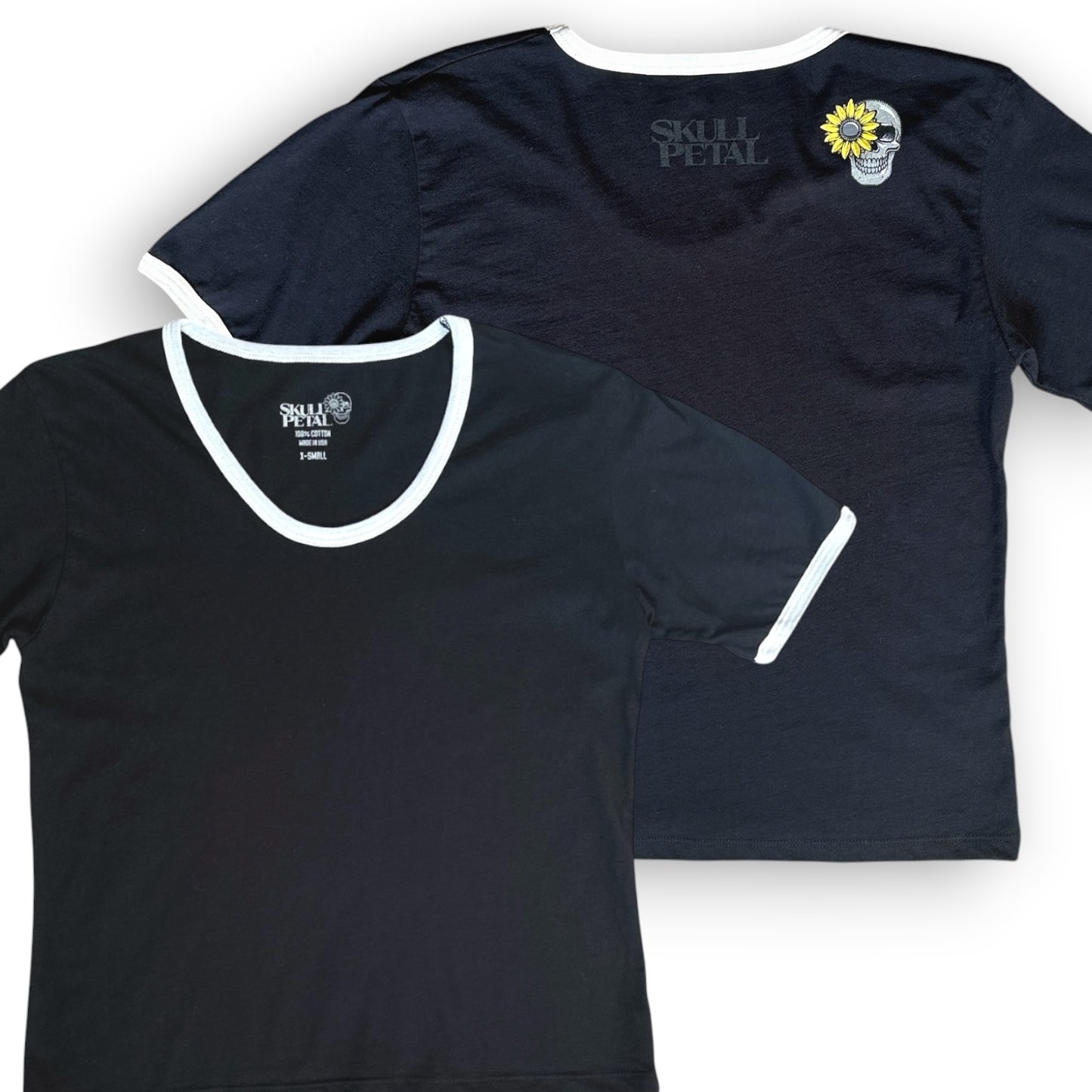 Skull Badge Ringer Tee